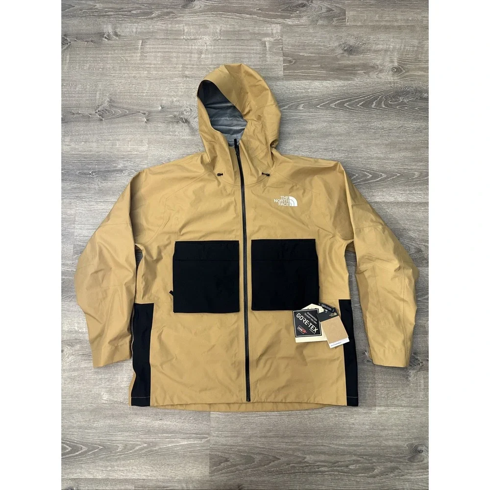 The North Face Men's Sidecut GTX Jacket Almond Butter Men's 2XL